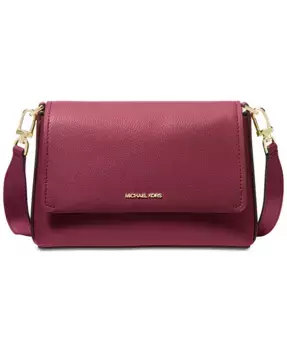 Несса Маленькая Кожаная Сумка-мессенджер Michael Kors, фиолетовый