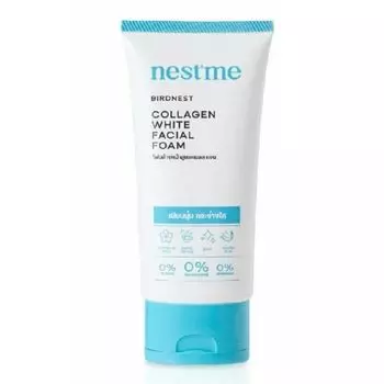 Nest Me NESTME Birdnest Белая пенка для лица с коллагеном 100 г