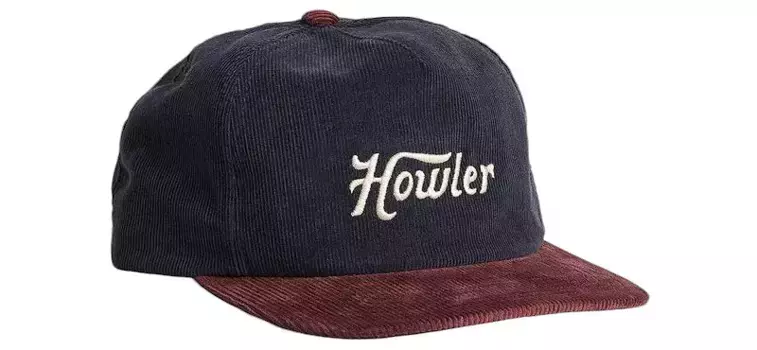 Неструктурированная бейсболка Howler Brothers Snapback, цвет Howler Script/Navy/Burgun