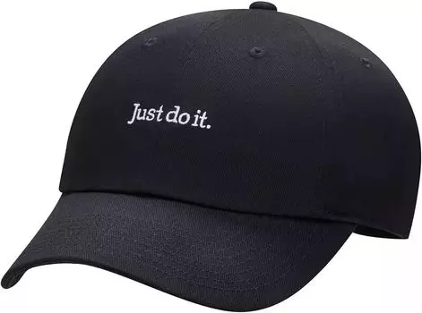 Неструктурированная кепка Nike Women's Club JDI, черный