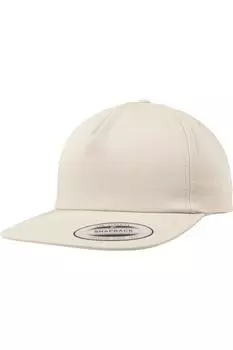 Неструктурированная кепка Snapback Flexfit с 5 панелями Yupoong, хаки