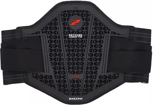 Поясничный протектор NetCube Lumbar Pro, черный/красный