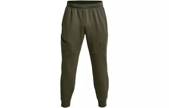 Неудержимые повседневные брюки мужские оливковые Under Armour, оливковый