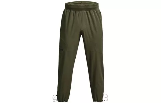 Неудержимые трикотажные спортивные штаны мужские зеленые Under Armour, зеленый