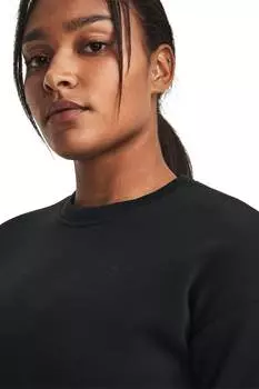 Неудержимый свитшот с овальным вырезом Under Armour, черный
