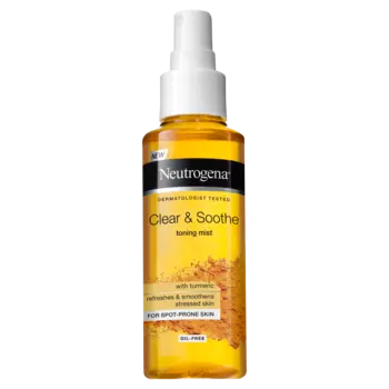 Neutrogena Clear&Soothe мист для лица с куркумой, 125 мл