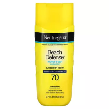 Neutrogena, Солнцезащитный лосьон Beach Defense, SPF 70, 198 мл (6,7 жидк. Унции)