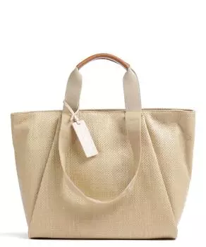 Never Without Bag Straw Sige Шоппер Баст Coccinelle, бежевый