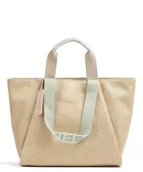 Never Without Bag Straw Sige Шоппер Баст Coccinelle, бежевый
