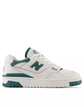 New Balance - 550 - Бело-бирюзовые кроссовки