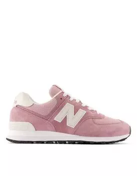 New Balance 574 розовые кроссовки