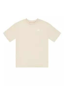 New Balance Kids футболка с вышитым логотипом, нейтральный