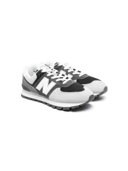 New Balance Kids кроссовки на шнуровке, серый
