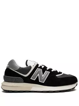 New Balance кроссовки 574 со вставками, черный
