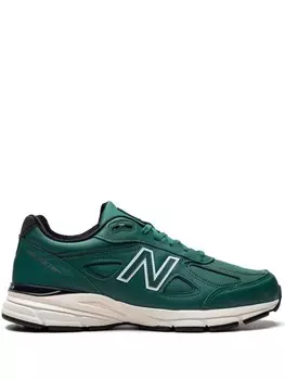New Balance кроссовки 990v4 Made in USA Teal/White, зеленый