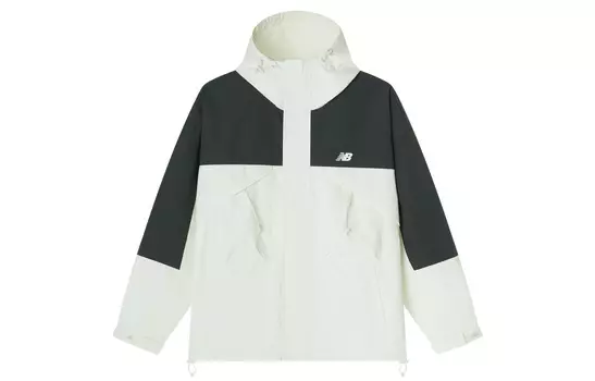 New Balance Куртка унисекс черная белая