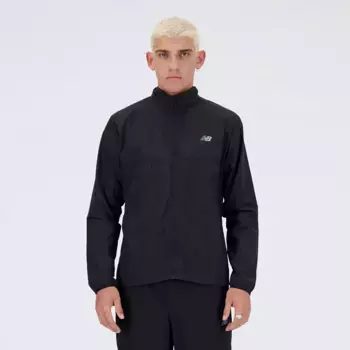 New Balance мужская легкая ветровка NB Athletics Packable, черный