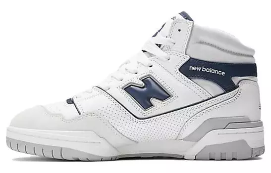 New Balance NB 650 Vintage Баскетбольные кроссовки унисекс, Белый/Синий