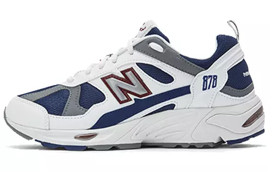 Кроссовки New Balance NB 878 Lifestyle Unisex, белый/серый/темно-синий