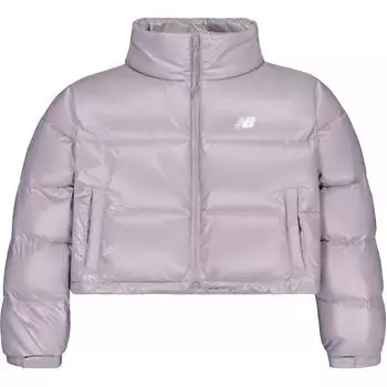 New Balance Пуховик женский неоново-розовый