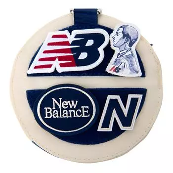 New Balance Сумка через плечо из ткани ANB Collaboration, сумка через плечо, обычная, унисекс, цвета слоновой кости