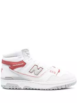 New Balance высокие кроссовки 650, белый