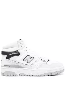 New Balance высокие кроссовки 650, белый