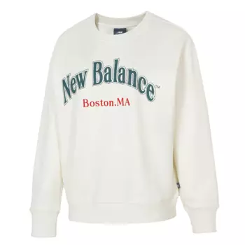 New Balance Женская толстовка цвета слоновой кости
