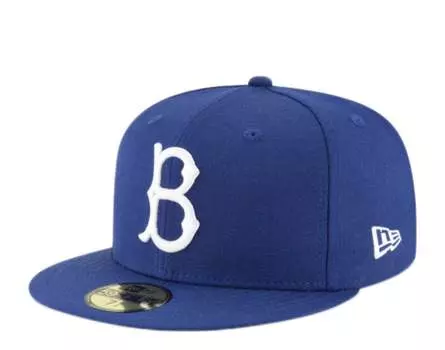 New Era 59Fifty MLB Brooklyn Dodgers 1949 Cooperstown Fitted Blue Кепка 11590983, синий