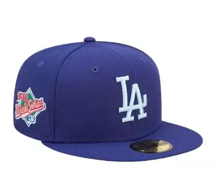 New Era 59Fifty MLB Los Angeles Dodgers Cloud Under Blue Fitted Кепка 60243775, синий
