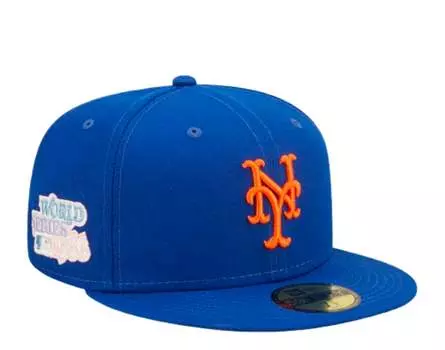 New Era 59Fifty MLB New York Mets Pop Sweat Blue/Blue Fitted Кепка 60243520, синий