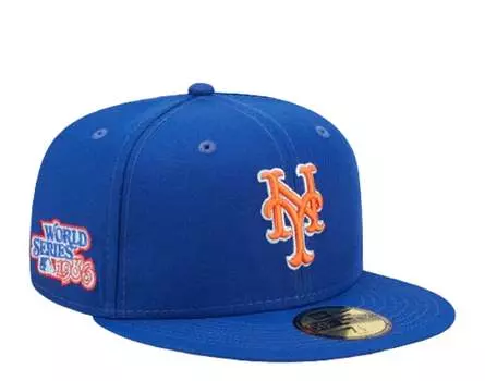 New Era 59Fifty MLB New York Mets Cloud Under Blue Fitted Кепка 60243784, синий