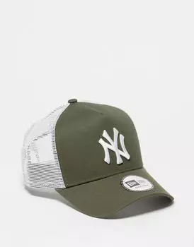 New Era – 9forty NY – кепка дальнобойщика цвета хаки