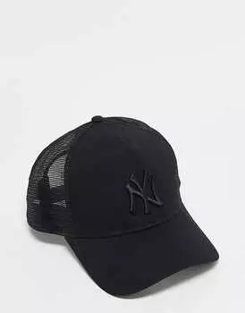 New Era – 9forty NY Yankees – Черная кепка дальнобойщика
