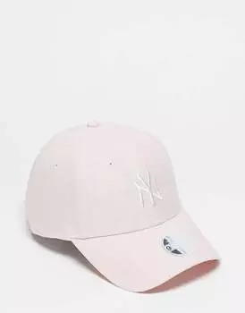New Era – 9Forty NY Yankees – розовая льняная кепка