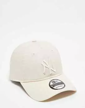 New Era – 9twenty – бежевая бейсболка с мотивом Лиги Янкиз штата Нью-Йорк