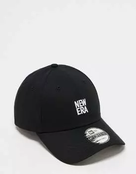 New Era - Черная кепка с логотипом 9Forty