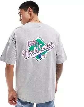 New Era – Oakland Athletics World Series – Серая футболка Melane