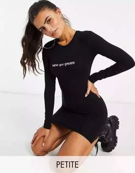 New Girl Order облегающее платье с логотипом