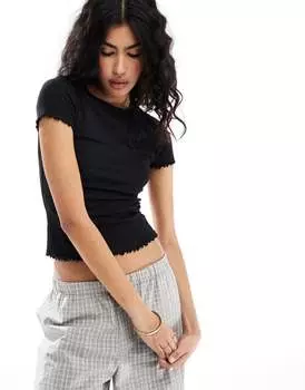 New Look — бейлок — черная футболка