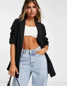 New Look – черный свободный пиджак