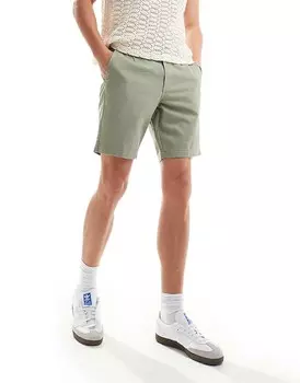 New Look – Шорты чинос цвета хаки