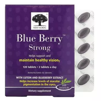 New Nordic Blue Berry Strong 120 таблеток
