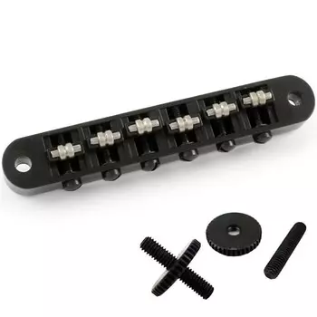 NEW Roller Tunematic BRIDGE для поста Gibson Les Paul SG TuneOMatic ABR-1 - ЧЕРНЫЙ Allparts