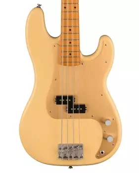 NEW Squier 40th Anniversary Precision Bass Vintage Edition - Satin Vintage Blonde (699) (758) 40th Anniversary Precision Bass?, Vintage Edition, Map...