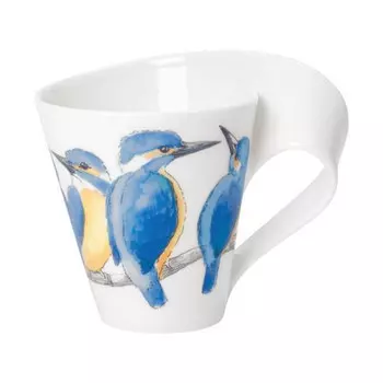 New Wave Caff Animals of the World - Кружка Kingfisher с ручкой в подарочной упаковке 0,30 л Villeroy & Boch, красочный