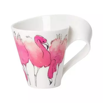 New Wave Caff Animals of the World - Кружка Розовый Фламинго с ручкой в подарочной упаковке 0,30 л Villeroy & Boch, розовый
