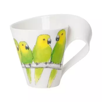 New Wave Caff Animals of the World - Кружка «Коричневый Попугай» с ручкой в подарочной упаковке 0,30 л Villeroy & Boch, коричневый