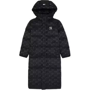 New York Yankees Old Flower Пуховик унисекс черный Mlb