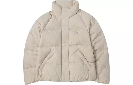 New York Yankees пуховик женский светло-бежевый Mlb